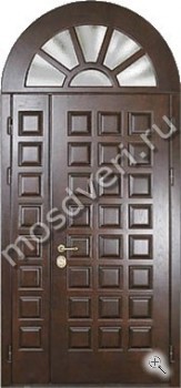 Металлическая арочная дверь в дом МДД-1197 - купить от производителя Мосдвери Металлическая арочная дверь в дом МДД-1197