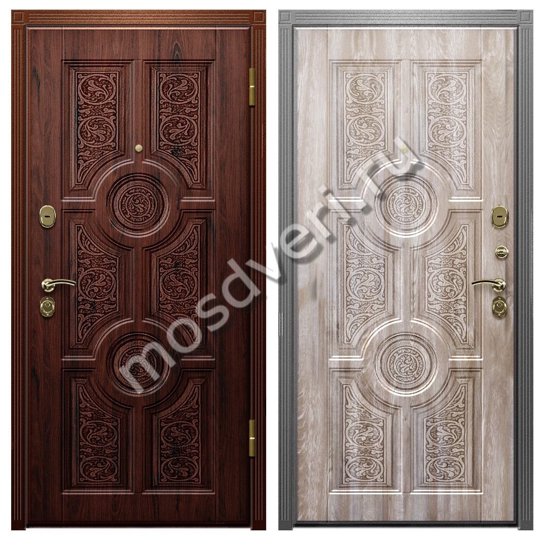 Дверь МДФ+винорит входная в загородный дом - купить от производителя Мосдвери Дверь МДФ+винорит входная в загородный дом
